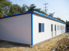 Flat Roof Rock wool Sandwich Panel Steel Metal Building Prefab House