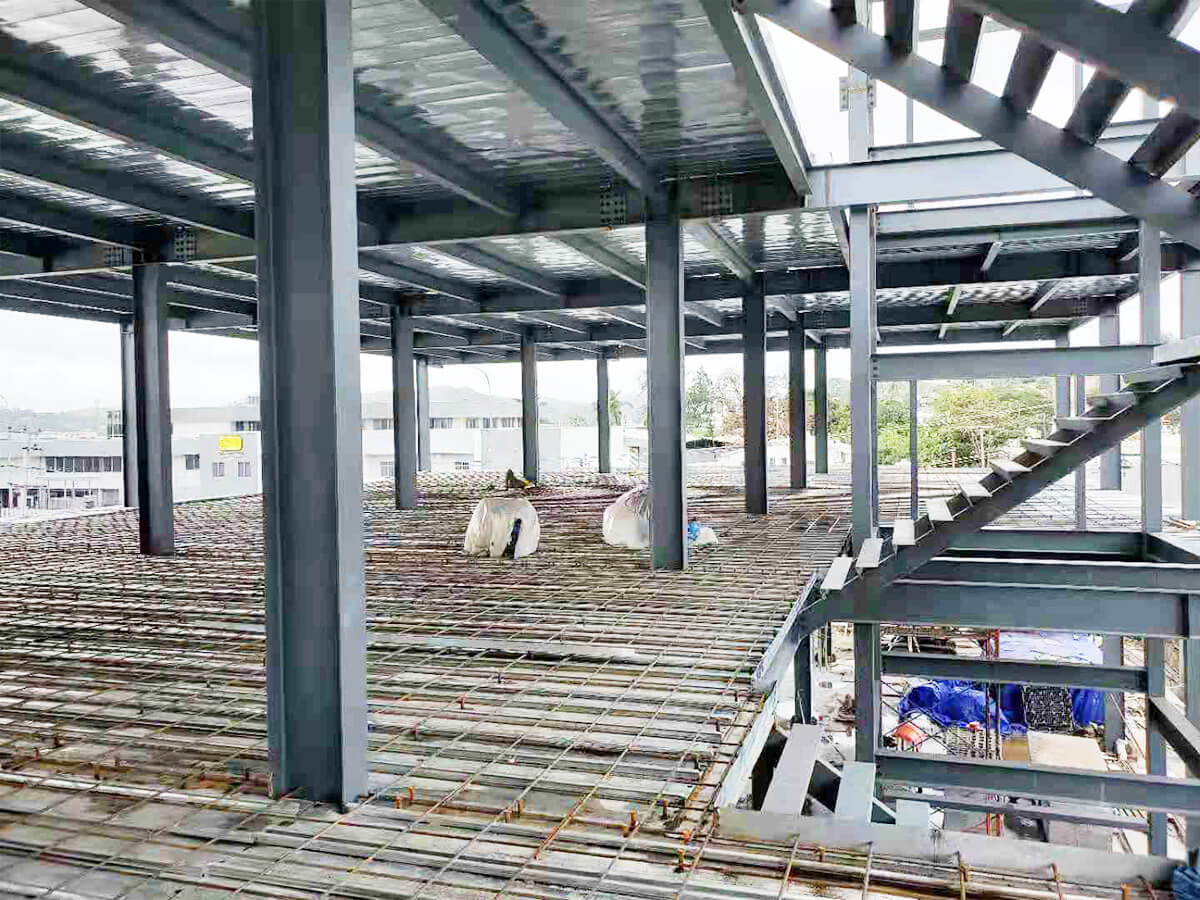 Prefabricated Metal Frame Structure Construction Steel Building