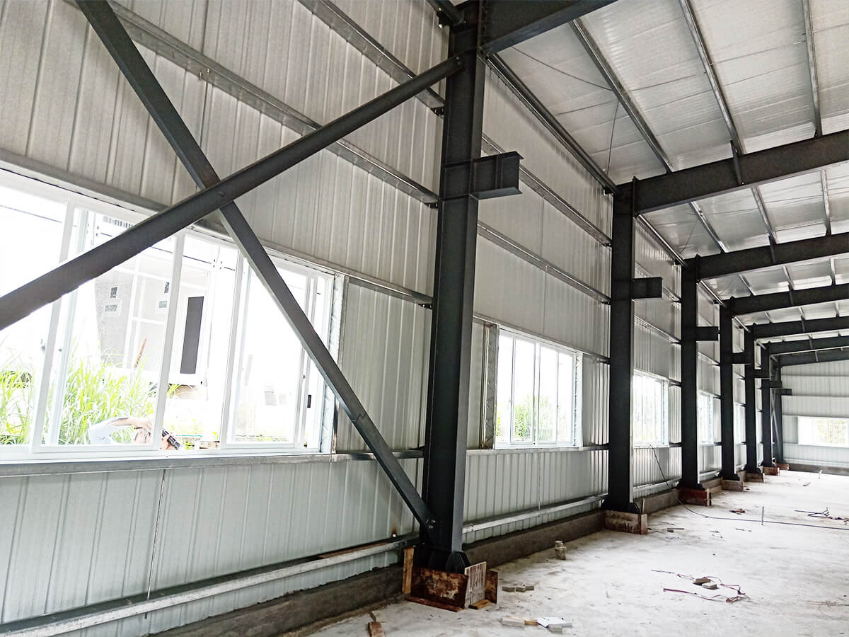 Pre Engineered Storage Shed Steel Structure Warehouse
