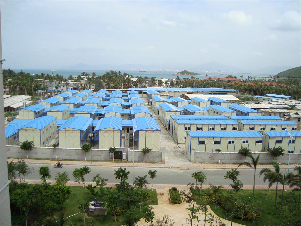 2-floor C Purlin Steel Frame Prefab K Type House