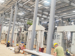 Steel Structure Platform for The Large Workshop Building