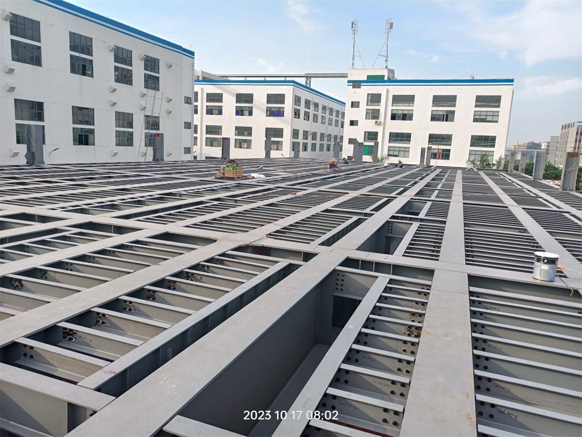 Heavy Duty Extension Construction Steel Structure Packaging Workshop
