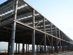 Engineer Structural H Beam Metal Roof Truss Steel Building