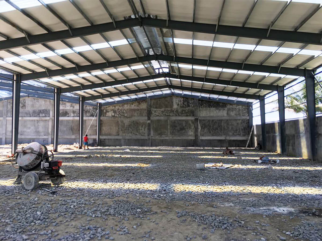 Galvanized Steel Frame Prefabricated Warehouse
