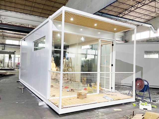 Custom-make Prefab Container House with Terrace