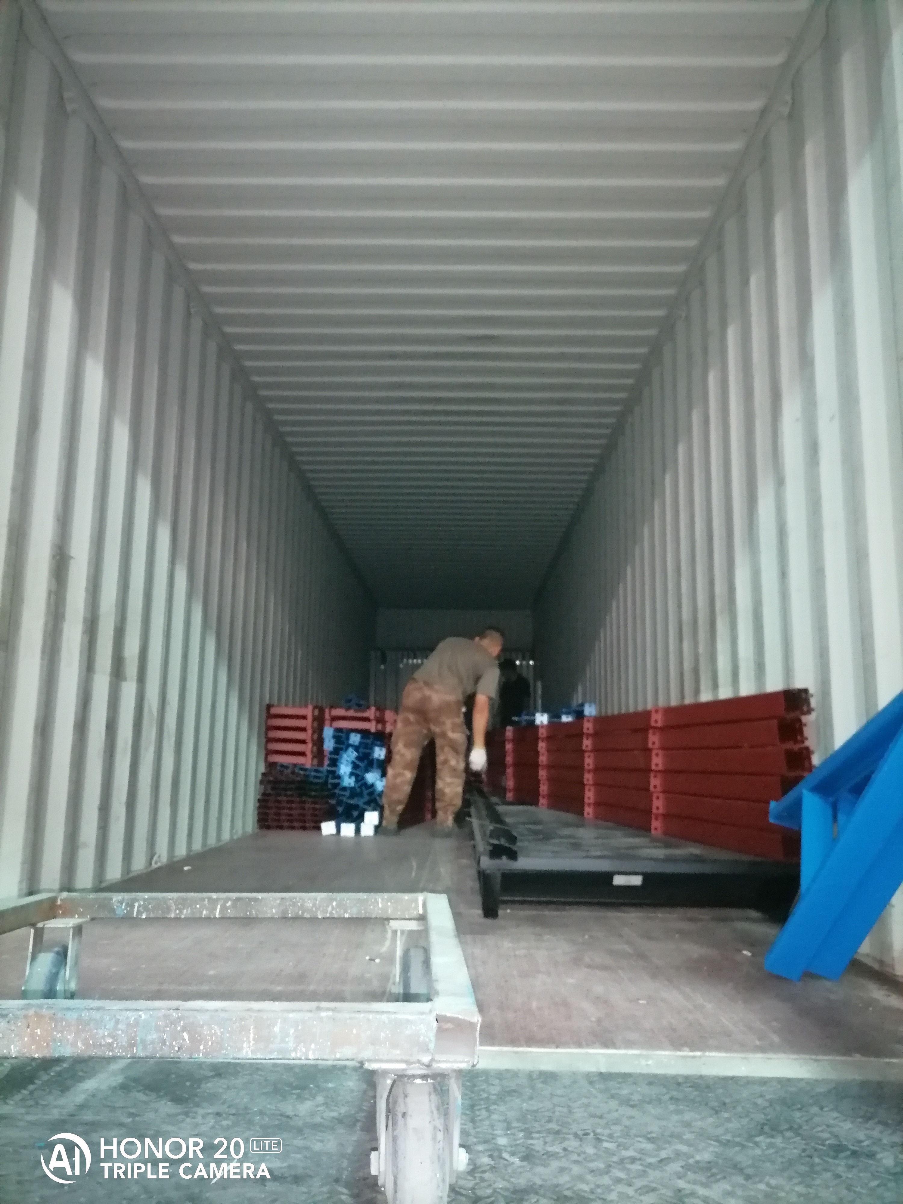 prefab house container loading