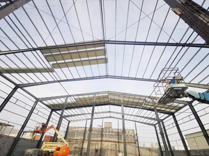 Custom-made Mezzanine Floor Steel Structure Workshop