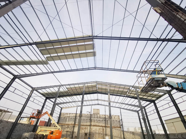 Custom-made Mezzanine Floor Steel Structure Workshop