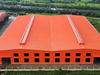 Two-span H Beam Roof Truss Steel Structure Warehouse