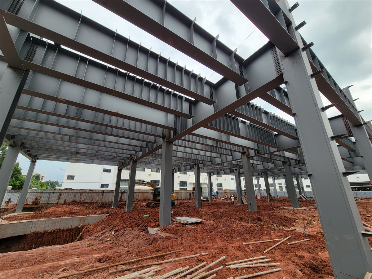 Heavy Duty Extension Construction Steel Structure Packaging Workshop
