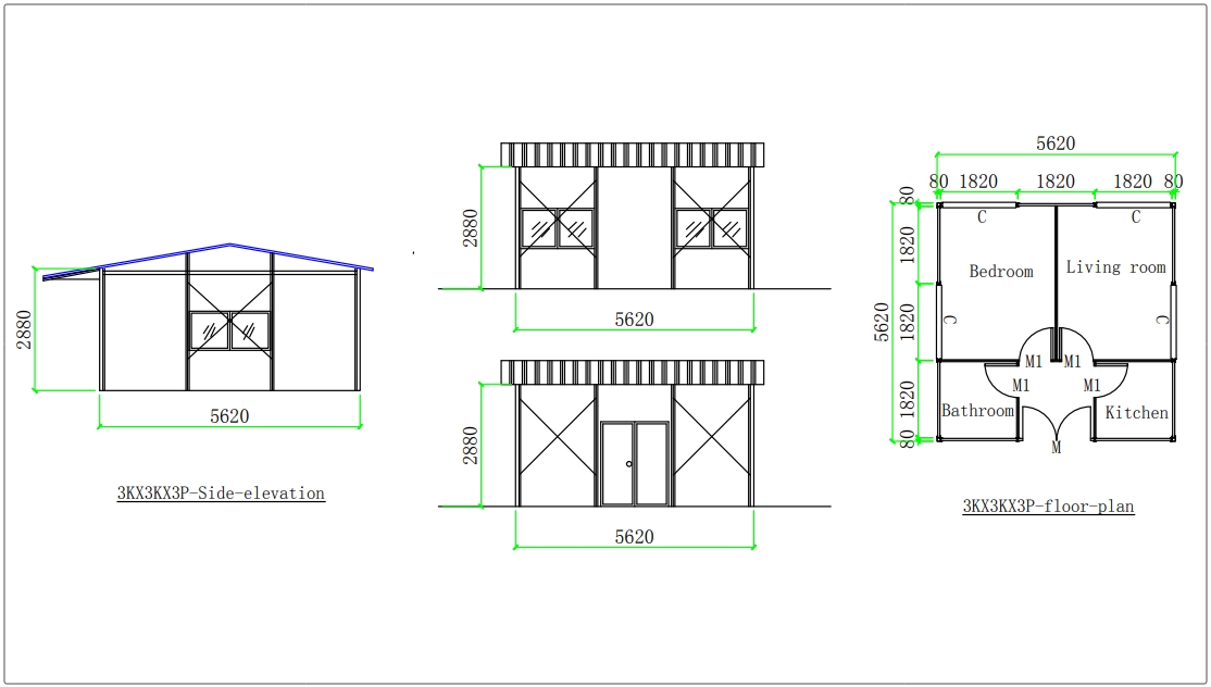 metal frame house
