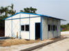 Slope Roof Light Steel Structure Frame K Type Prefab House