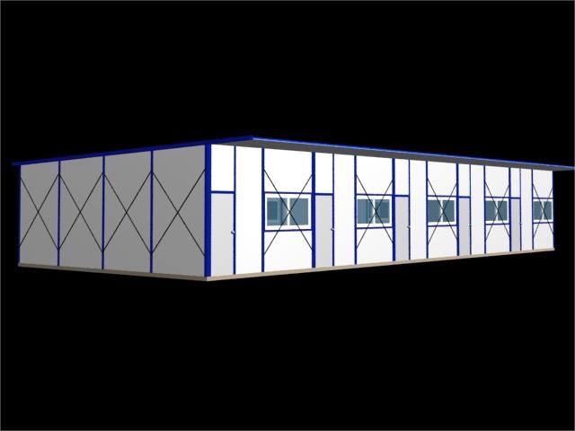 4K×10K×3P prefab house