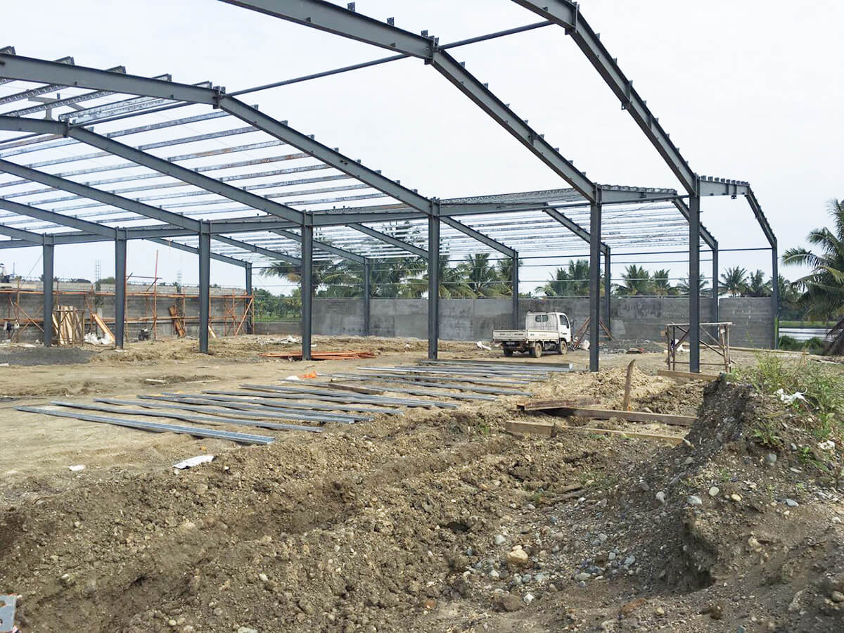 Galvanized Steel Frame Prefabricated Warehouse