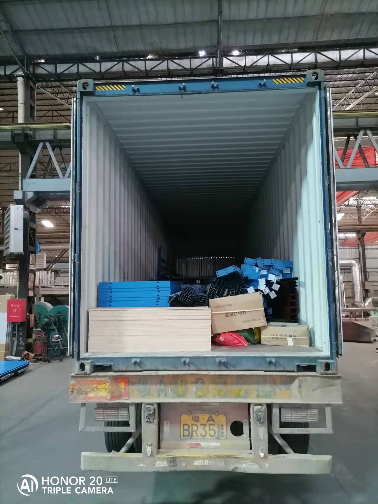 prefab house container loading