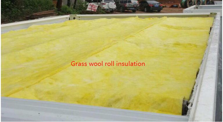 glass wool insulation roof