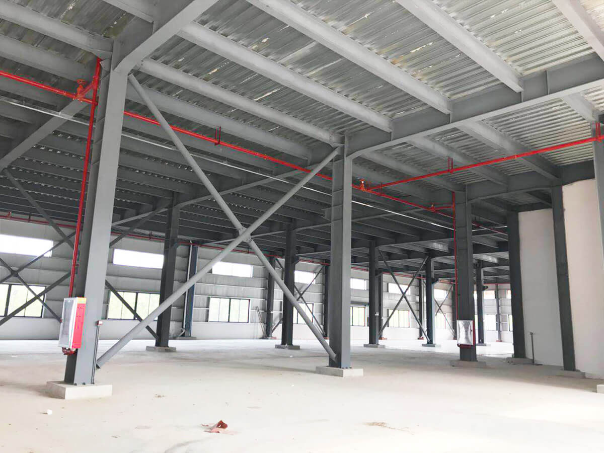 Carbon Steel H Beam Prefab Steel Structure Warehouse