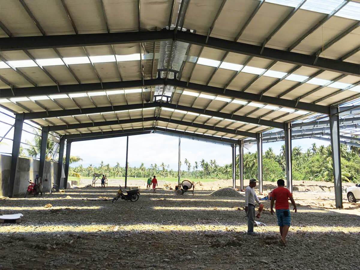 Galvanized Steel Frame Prefabricated Warehouse