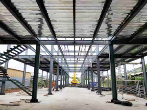Prefabricated Metal Frame Structure Construction Steel Building