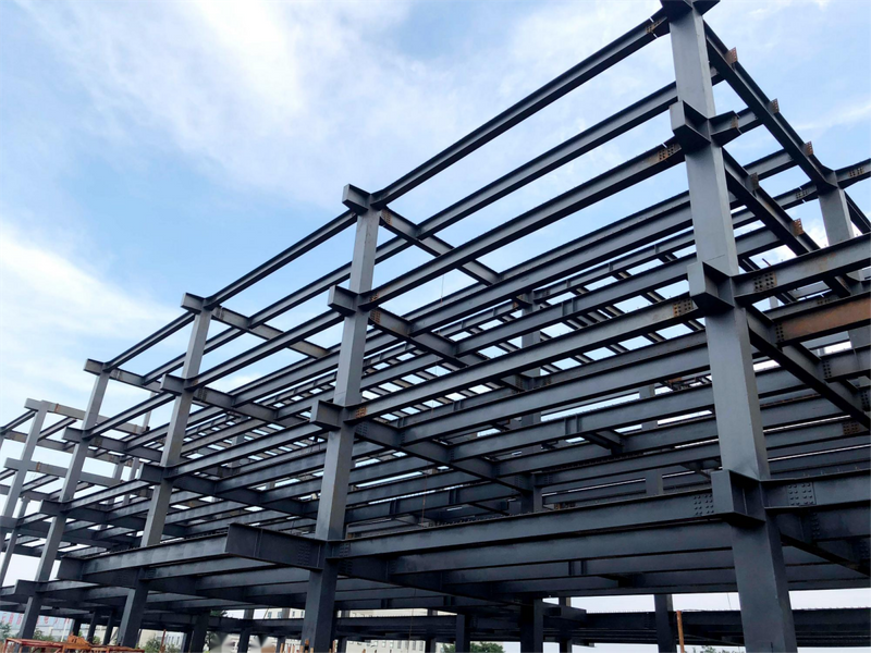 Multistorey Logistics Center H Beam Steel Frame Prefabricated Steel Building