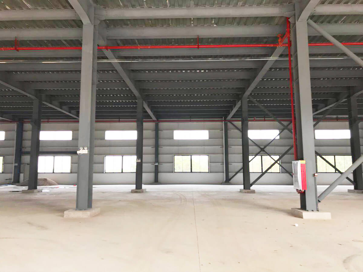 Carbon Steel H Beam Prefab Steel Structure Warehouse