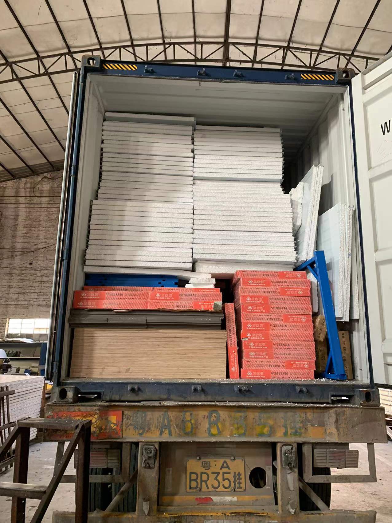 prefab house container loading