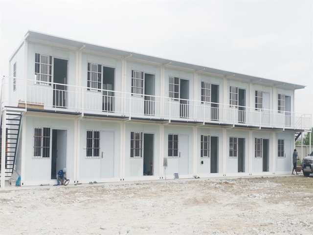 2-storey Prefabricated Container House for Dormitory