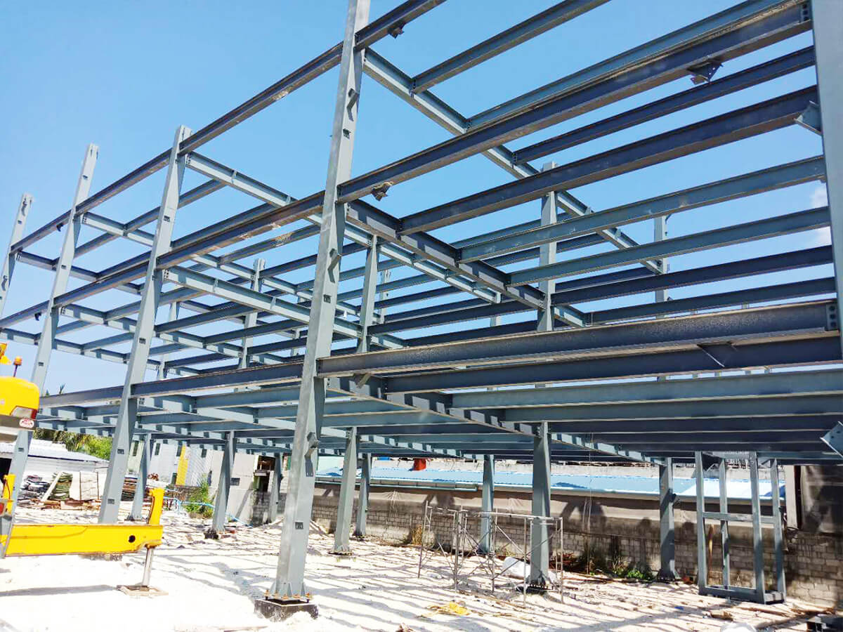 Light Steel Structure Construction Prefab Metal Office Building