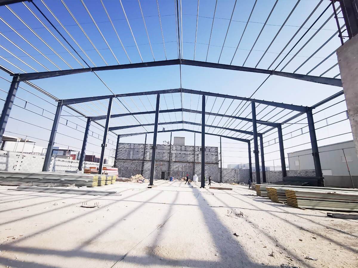 Custom-made Mezzanine Floor Steel Structure Workshop