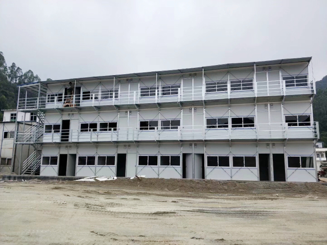 2-storey EPS Sandwich Panel K Type Metal Frame Prefab House