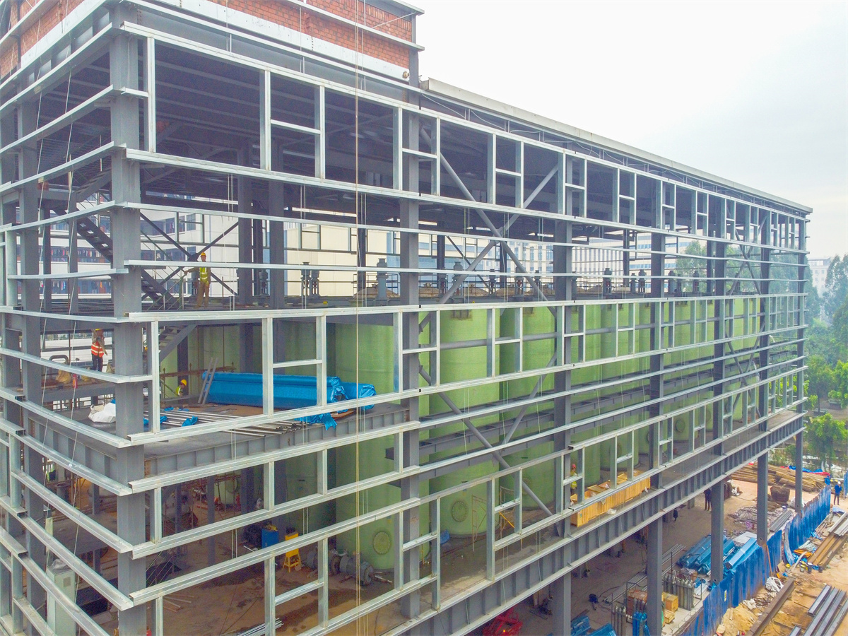 Multi-story Prefabricated Steel Structure Building for Steel Workshop