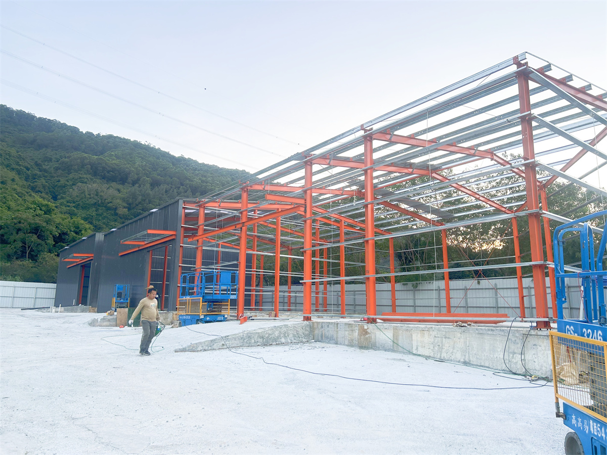 Steel Structure Framed Commercial Building Steel Truss Prefab Construction Warehouse