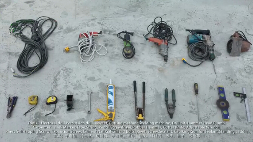 prefab house installation tool