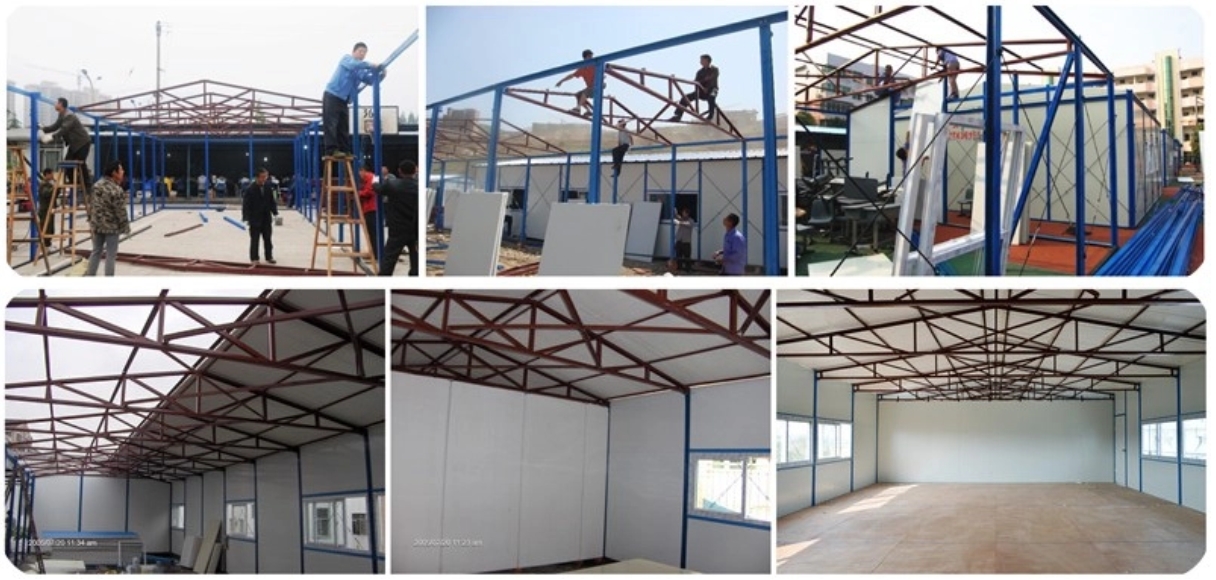 prefab house installation 