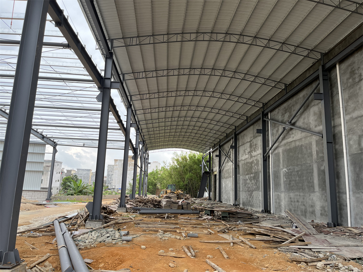 Light Steel Structures Industrial Warehouse Workshop Steel Metal Buildings Storage Sheds Construction Prefab Warehouse