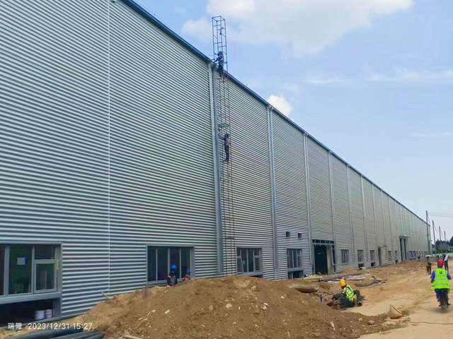 Structure Steel Large Span Workshop Plants Prefab Warehouse Metal Shed Steel Structure Workshop