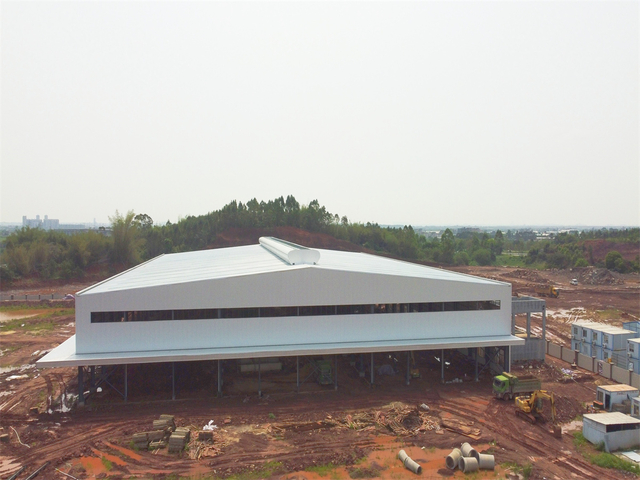 Professional Design Large Span Light Steel Structure Shed Prefabricated Steel Frame Construction Warehouse 
