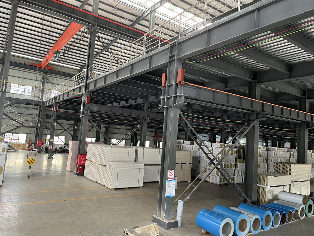 Industrial Prefabricated Construction Steel Structure Workshop Building with Mezzanine Floor 