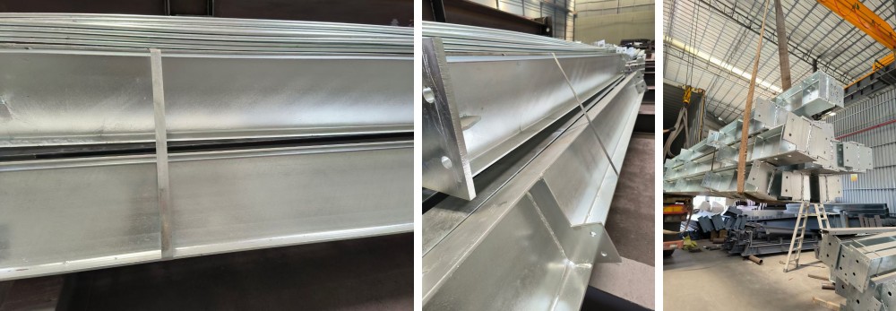 hot-dip galvanized