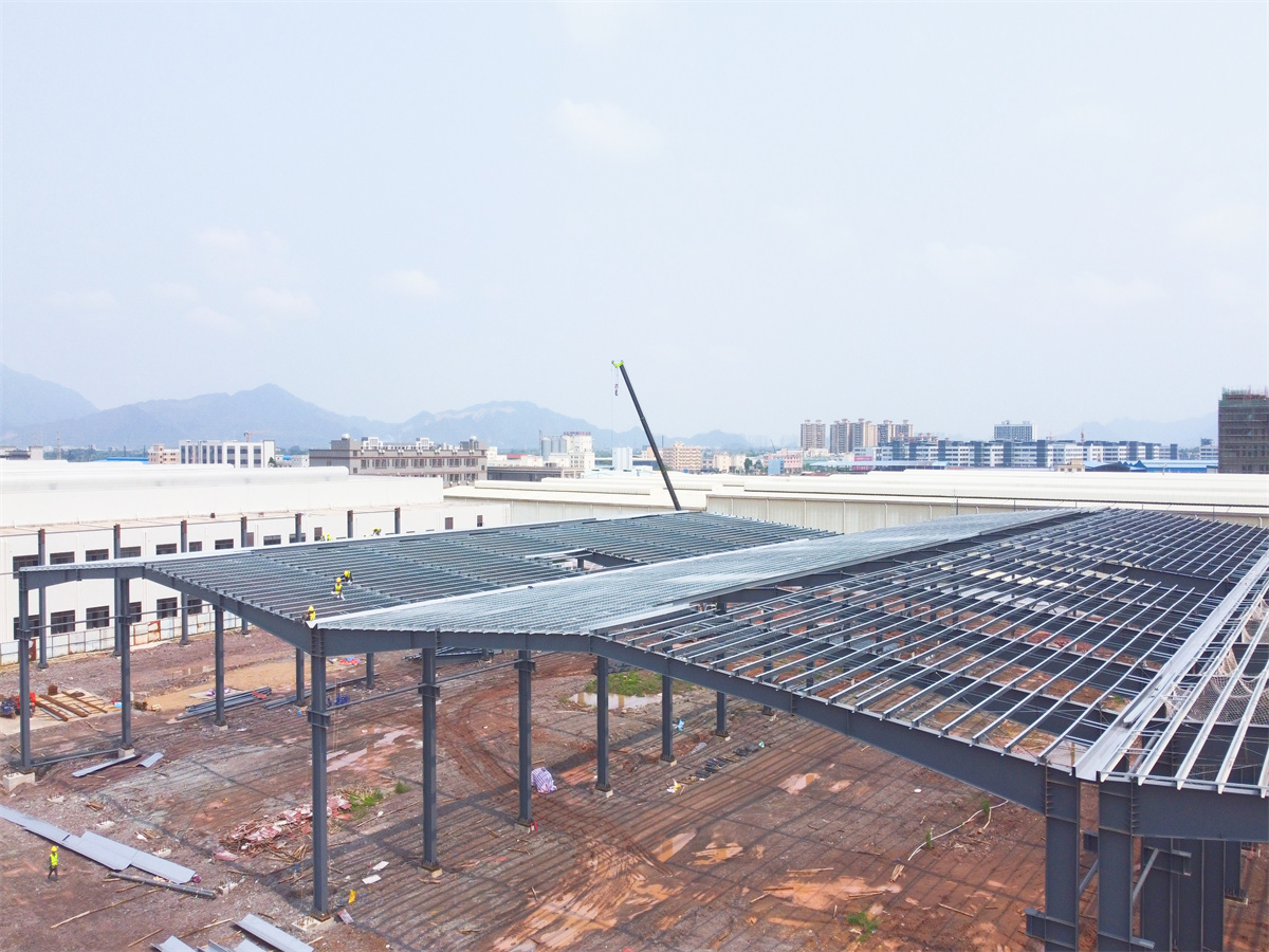 Professional Design Large Span Light Steel Structure Shed Prefabricated Steel Frame Construction Warehouse 