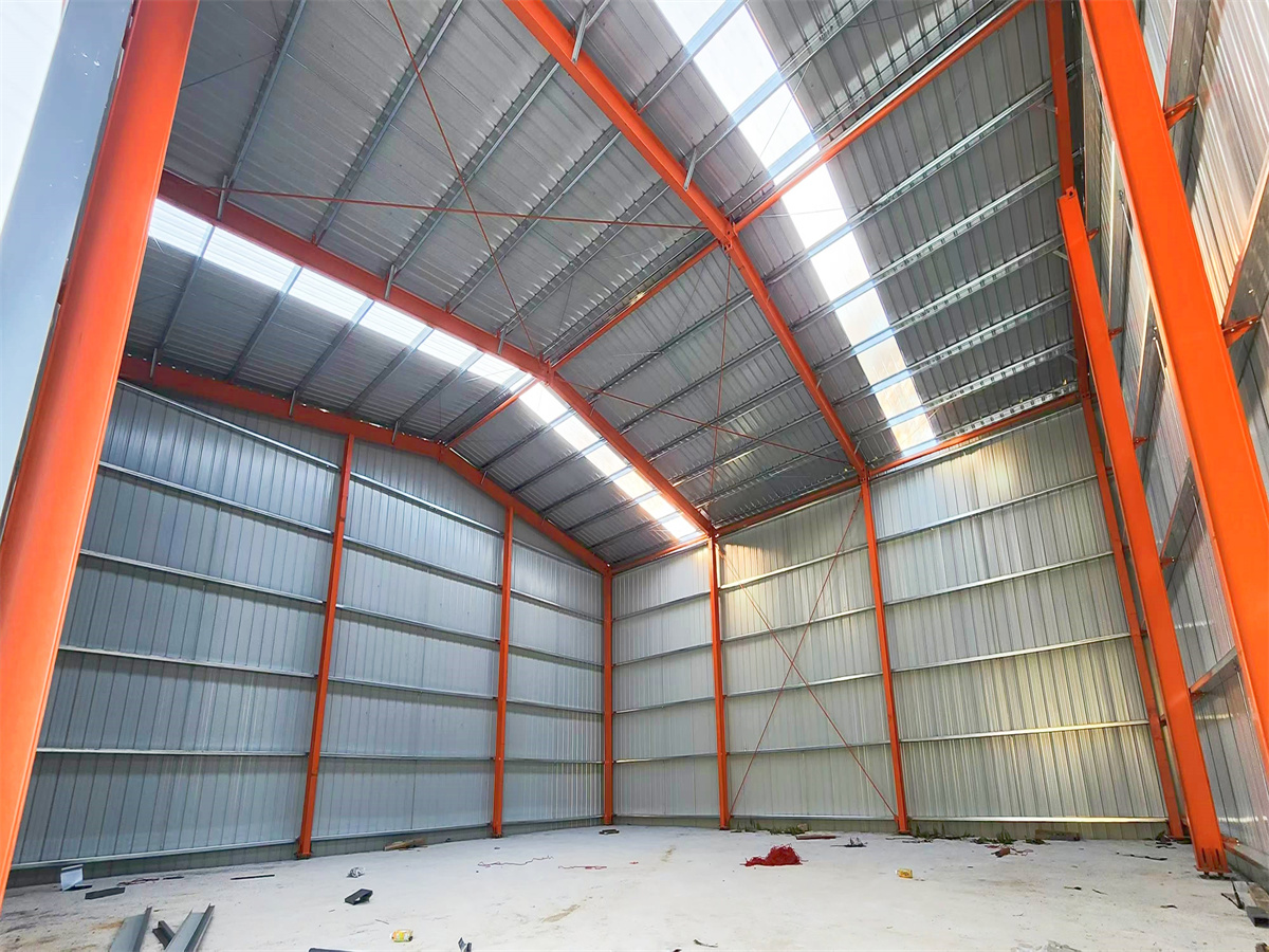 Steel Structure Framed Commercial Building Steel Truss Prefab Construction Warehouse