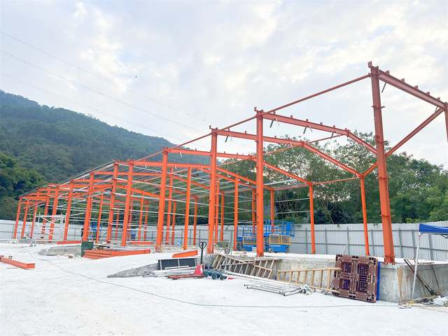 Steel Structure Framed Commercial Building Steel Truss Prefab Construction Warehouse