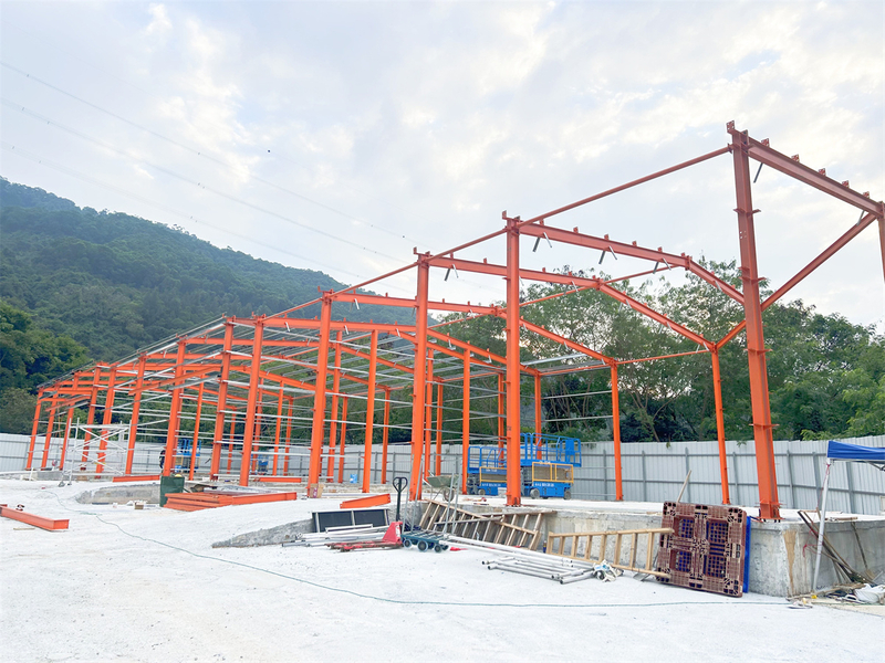Steel Structure Framed Commercial Building Steel Truss Prefab Construction Warehouse