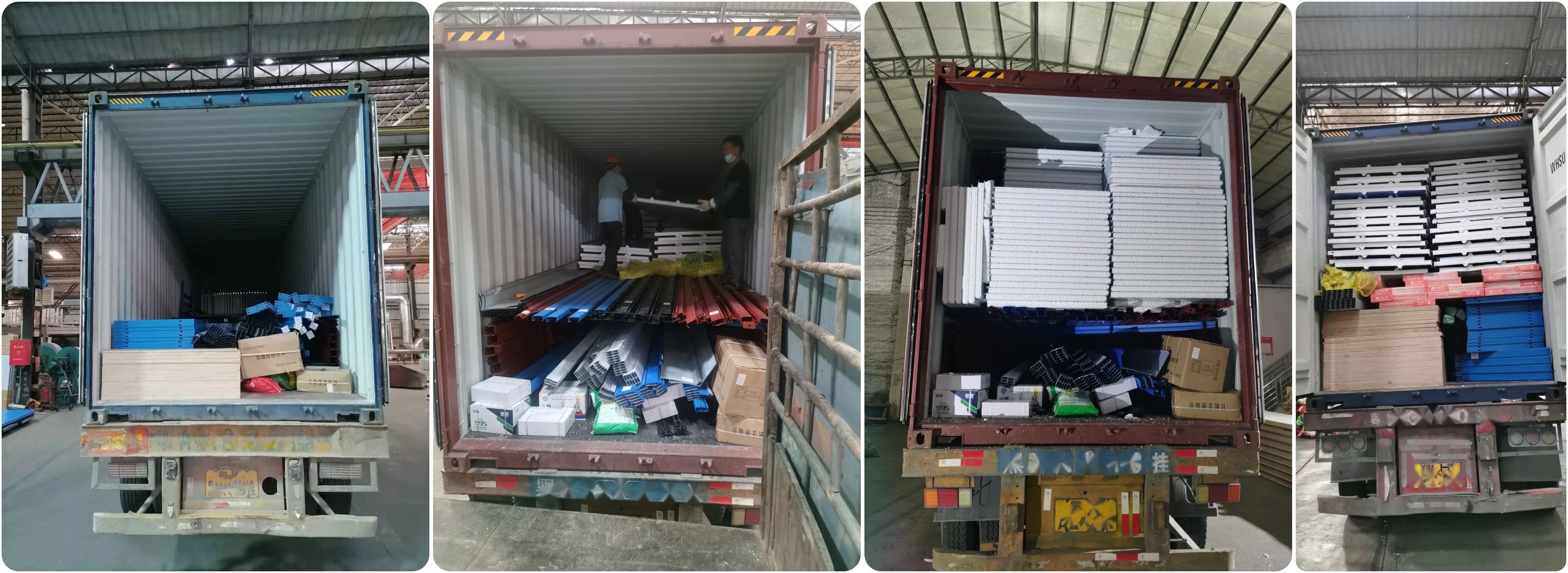 prefab house loading